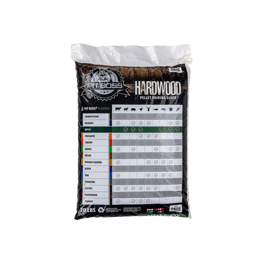 Pit Boss 100% All-Natural Hardwood Apple Blend BBQ Grilling Pellets, 20 Pound Bag Brown 🍁 All In One Marketplace Canada