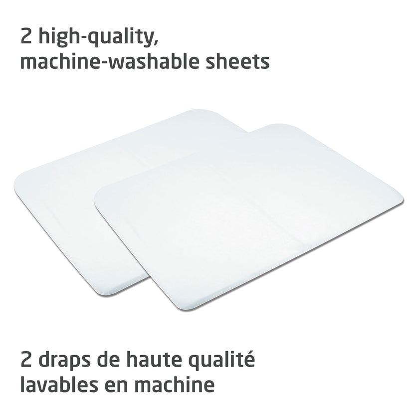 Maxi-Cosi Swift/Calao Playard Mode Fitted Sheets – 2-Pack, 100% Cotton, Soft and Breathable, Durable, Perfect Fit for Playard Mattress, Machine Washable, Baby Bedding Essentials 🍁 All In One Marketplace Canada