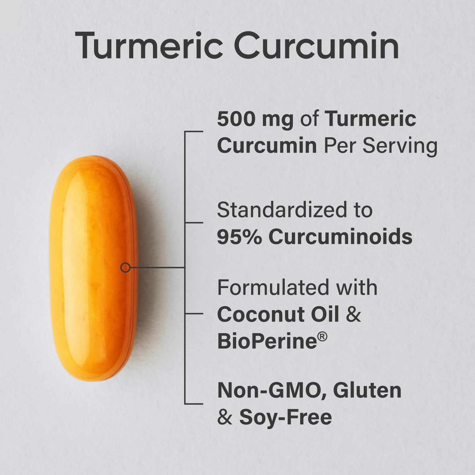 Sports Research® Turmeric Curcumin C3® Complex 500mg, Enhanced with Black Pepper & Organic Coconut Oil for Better Absorption; Non-GMO, Gluten Free & Third-Party Tested - 120 Liquid Softgels 🍁 All In One Marketplace Canada