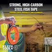 Klein Tools 56331 50-Foot Electrical Fish Tape, Steel Wire Puller with Double Loop Tip, Optimized Housing and Handle, 1/8-Inch,Orange/Black 🍁 All In One Marketplace Canada