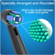 8 Pack Replacement Toothbrush Heads Compatible with Oral B iO, Brush Heads for Oral-B iO 2/3/4/5/6/7/8/9/10/7G Series, with Covers, Black 🍁 All In One Marketplace Canada
