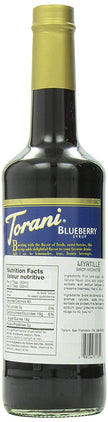 Torani Blueberry Flavour Syrup 750 Milliliter 🍁 All In One Marketplace Canada