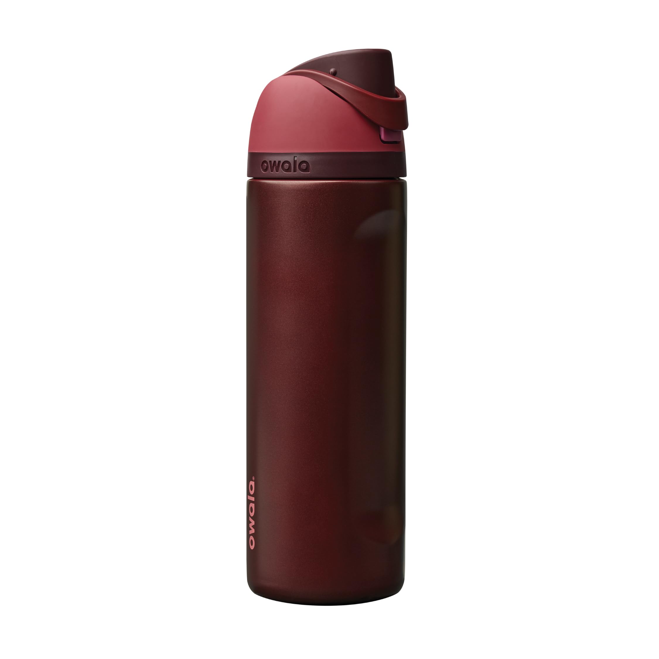 Owala FreeSip - Stainless Steel - 24-oz. - Red Black Cherry 🍁 All In One Marketplace Canada