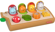 Fisher-Price Baby Toy Hide & Peek Pop-Up Animal-Themed Sensory Activity with Wood Accents & Sounds for Ages 9+ Months 🍁 All In One Marketplace Canada
