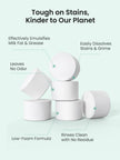 Grownsy Detergent Washing Tablets 130 PCS for Momcozy, Baby Brezza, Papablic Bottle Washer, Compatible with All Brands Baby Bottle Washers 🍁 All In One Marketplace Canada