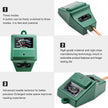 Sonkir Soil pH Meter, MS02 3-in-1 Soil Moisture/Light/pH Tester Gardening Tool Kits for Plant Care, Great for Garden, Lawn, Farm, Indoor & Outdoor Use (Green) 🍁 All In One Marketplace Canada