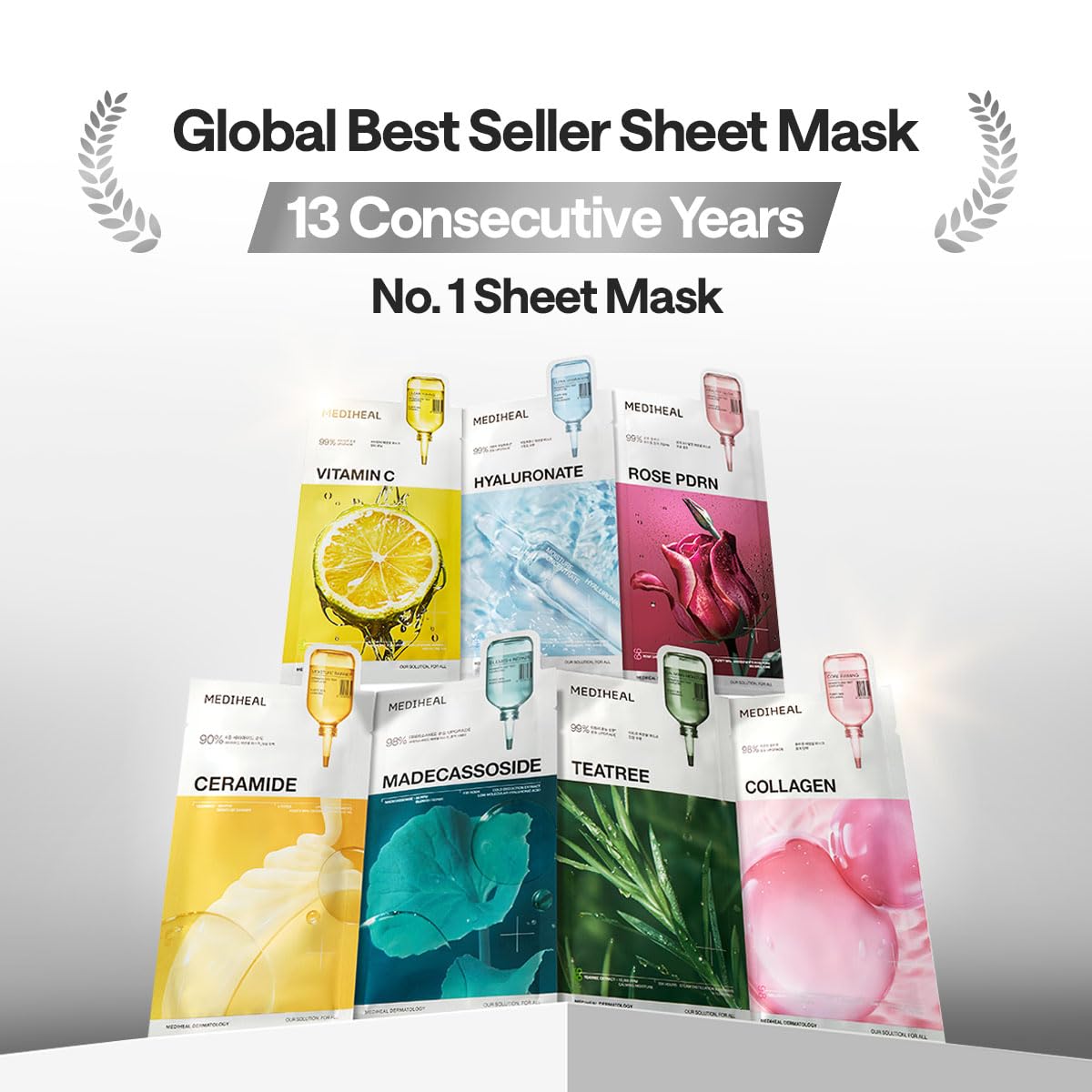 MEDIHEAL Collagen Essential Face Mask - Firming & Elasticity with Vegan Collagen, Peptides & Hyaluronic Acid, Deep Hydrating Korean Skincare for Dry & Wrinkle Skin (10 Sheets) 🍁 All In One Marketplace Canada