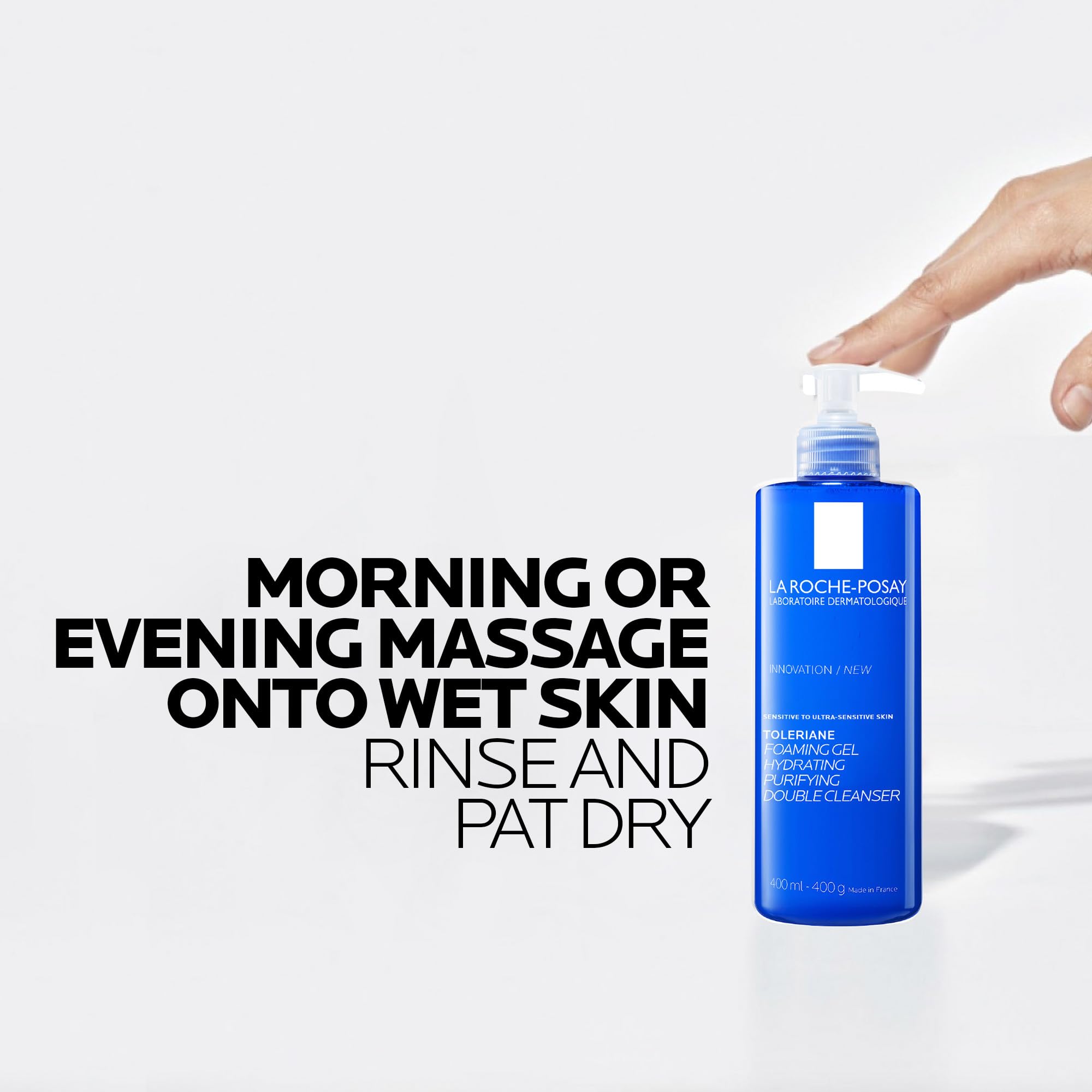 La Roche Posay Double Face Cleanser, Toleriane Hydrating Purifying Foaming Gel, Removes Makeup & Impurities, with Niacinamide & Amino Acids, Fragrance Free, Recommended by Dermatologists, 400ml 🍁 All In One Marketplace Canada