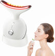 Red Light Therapy Device, 7 in 1 Neck and Face Massager, Portable Facial Massager, face massager for skin tightening and Face Lifting Device Beige 🍁 All In One Marketplace Canada
