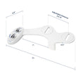 LUXE Bidet NEO 185 - Dual Nozzle, Self-Cleaning, Non-Electric Bidet Attachment for Toilet Seat, Adjustable Water Pressure, Rear & Feminine Wash (White) 🍁 All In One Marketplace Canada