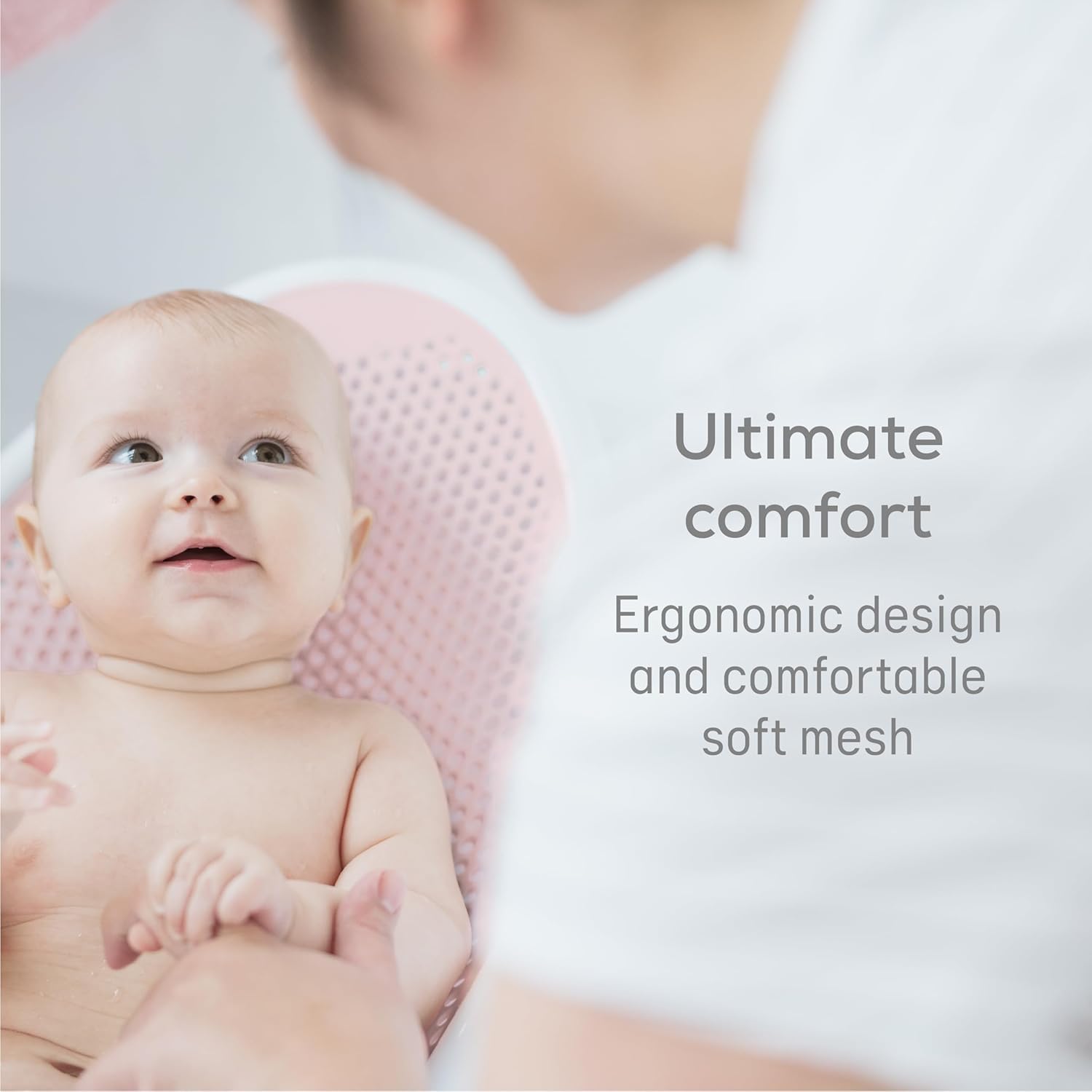 Angelcare Baby Bath Support, Pink, Birth to 6 Months, Made in Canada 🍁 All In One Marketplace Canada