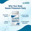 Pharmaris K-20 Potassium Chloride 1500mg Extended Release Tablets, Provides 20 mEq Potassium, Electrolyte Replenisher for Hypokalemia Treatment, Daily Use Supplement, 100 Tablets 🍁 All In One Marketplace Canada