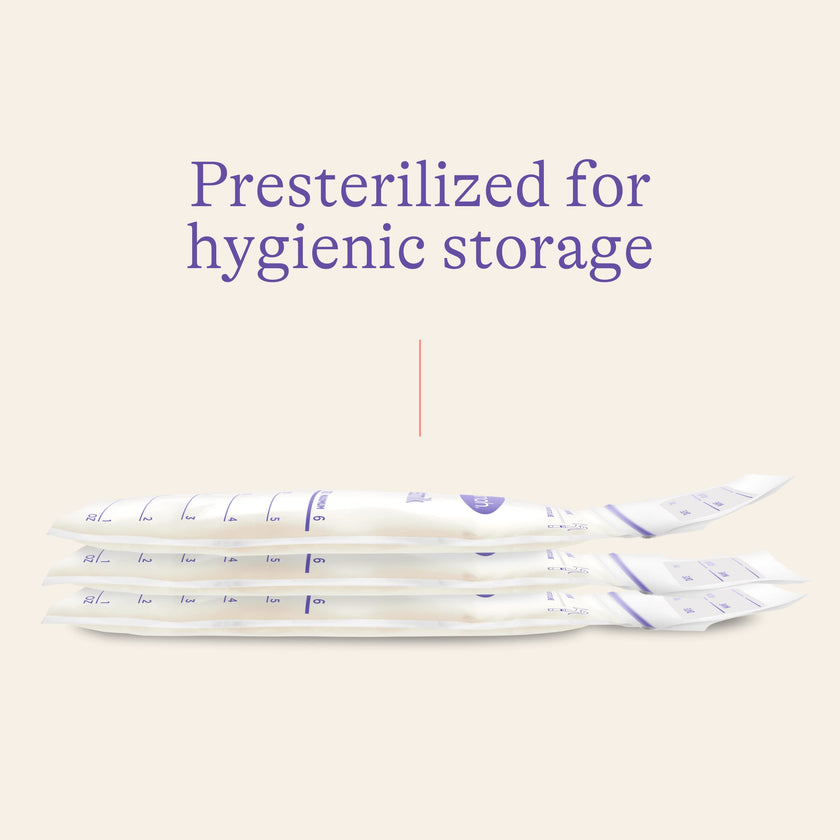 Lansinoh Breastmilk Storage Bags, 100 Count, Baby Essentials, Fast Freeze & Thaw Breast Milk Bags for Baby Bottle Feeding, Superior Strength & Stretch, 6 Ounce 🍁 All In One Marketplace Canada