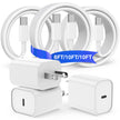 USB C Charger for iPhone 17 16 15,10FT USB C Cable and USB C Fast Charger Blcok for iPhone 17 16 Pro Max/17Air/17E/16E/16 Plus, iPhone 17 16 Fast Charging Cable iPad Pro 12.9/11 in,iPad -White 🍁 All In One Marketplace Canada
