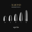 APRÉS Gel-X® Almond Box of Nail Tips | 280 Soft Gel Nail Tips, 14 Sizes 00-9 | Half-sizes Included (Natural Almond Short, 280 Count) 🍁 All In One Marketplace Canada