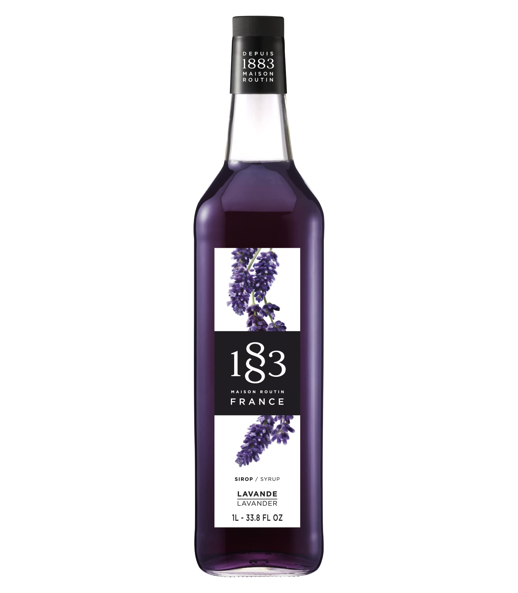 1883 Lavender Syrup, 1L Glass 🍁 All In One Marketplace Canada