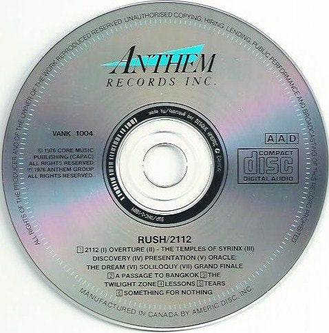 Rush / 2112 - CD (Used)