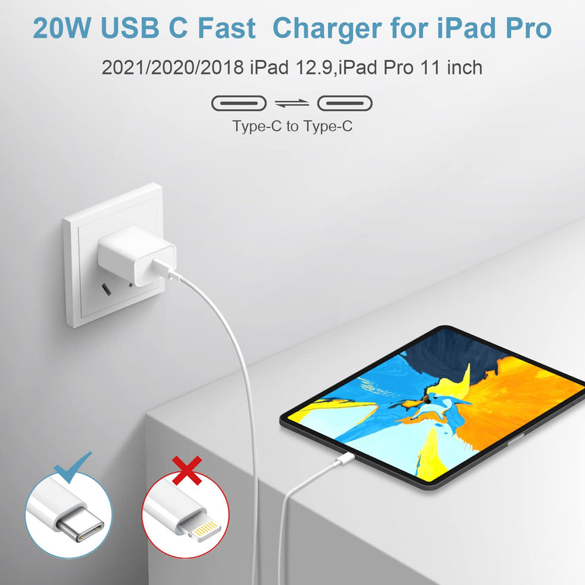 iPhone 17 16 15 Charger USB C Charger [Apple MFi Certified] 2Pack USB C Charger Block with 6FT USB C to Type C Cable Compatible with iPhone 17 16 Pro/16 Pro Max/15/15 Pro Max/16e, iPad Pro12.9/11 🍁 All In One Marketplace Canada