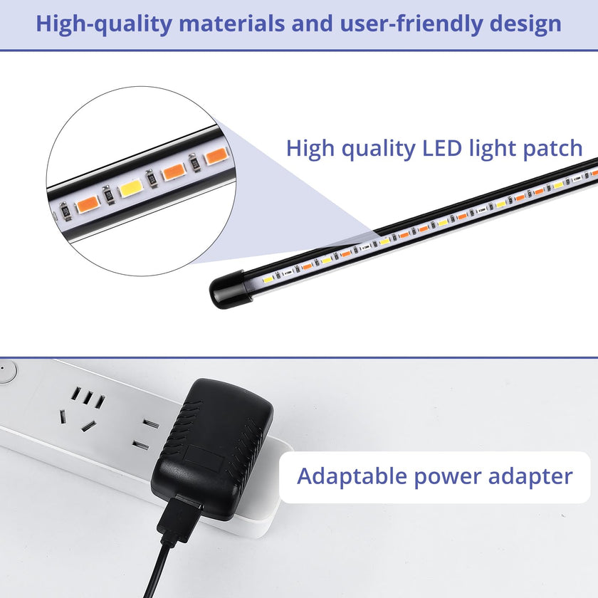 Sondiko LED Grow Light, Full Spectrum Plant Lights for Indoor Plants with Auto On Off 3/9/12H Timer, 10 Dimmable Levels, Adjustable Gooseneck, 3 Switch Modes 🍁 All In One Marketplace Canada