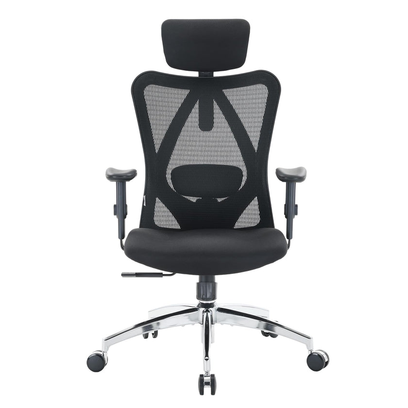 SIHOO Ergonomic Office Chair Computer Chair Desk Chair, Adjustable Headrests Chair Backrest and Armrest's Mesh Chair (Black) 🍁 All In One Marketplace Canada