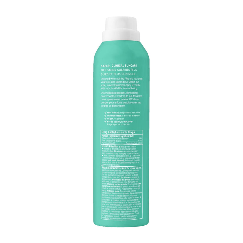 Thinksport Kids Sunscreen Spray, SPF 50 All Sheer Mineral Sunscreen, 6 Fl Oz, Clear Water Resistant Baby & Toddler Sun Screen, Natural Zinc Oxide Sun Protection 🍁 All In One Marketplace Canada