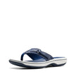 Clarks womens Breeze Sea Flip Flop, New Navy Synthetic, 8 US 🍁 All In One Marketplace Canada