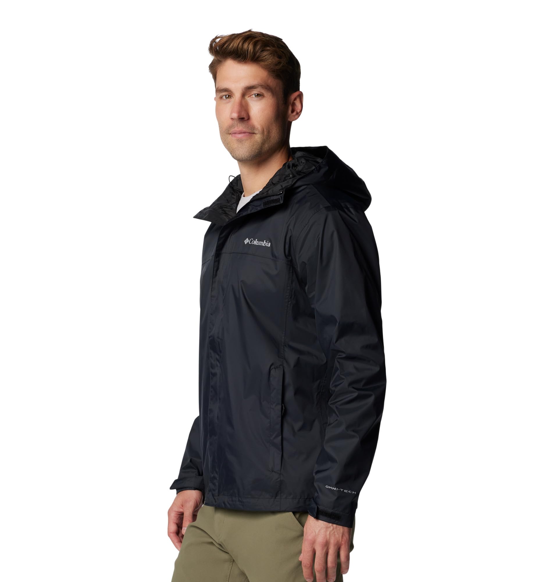 Columbia Men's Watertight II Waterproof Rain Jacket, Black, Medium 🍁 All In One Marketplace Canada