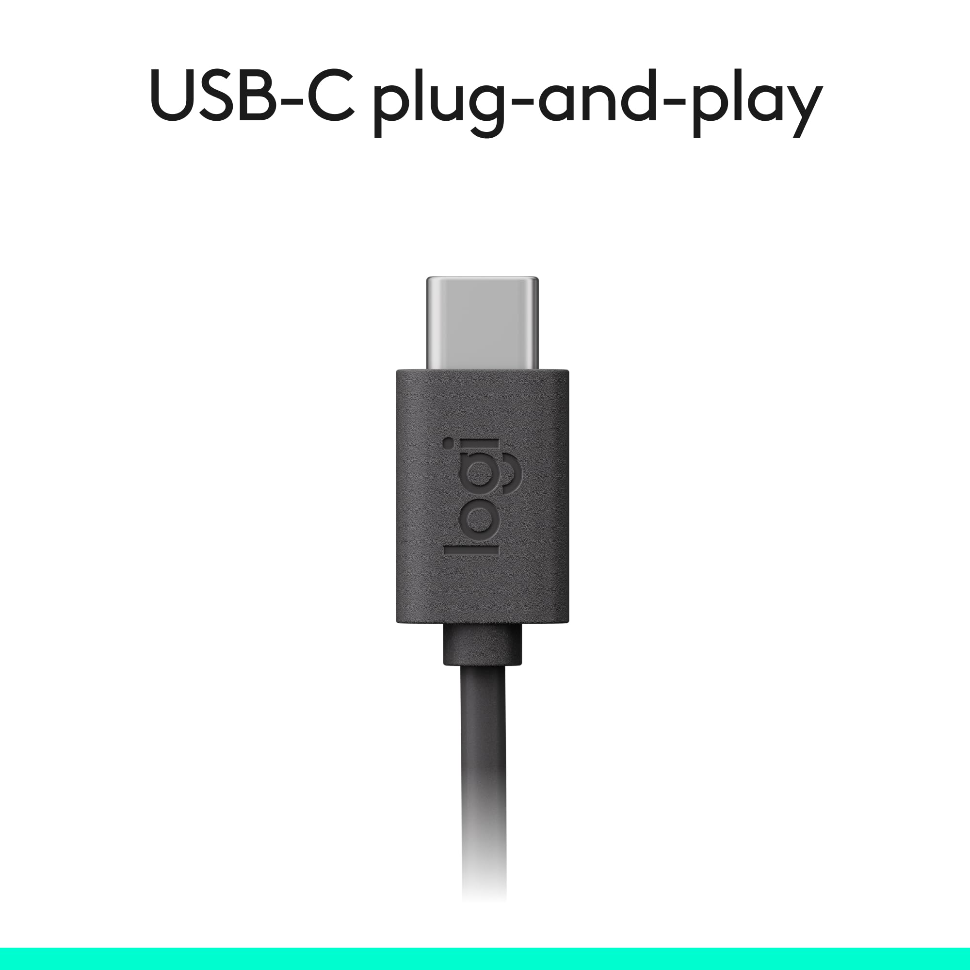 Logitech H391 Wired Headset for PC/Laptop, Stereo Headphones with Noise Canceling Microphone, USB-C, in-Line Controls, Works with Chromebook - Graphite 🍁 All In One Marketplace Canada