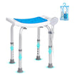VEVOR Shower Chair, Adjustable Height Shower Stool, Shower Seat for Inside Shower or Tub, Non-Slip Bench Bathtub Stool Seat for Elderly Disabled Handicap, 350 LBS Capacity 🍁 All In One Marketplace Canada