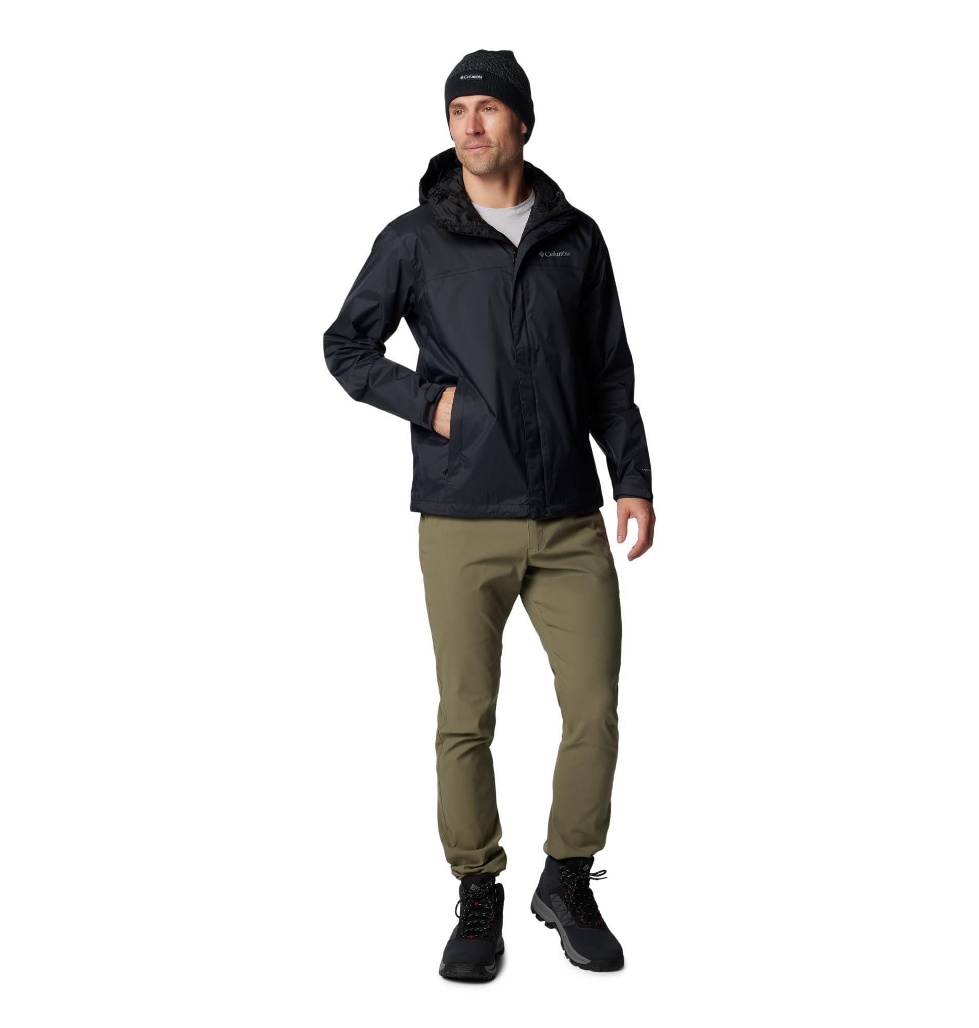 Columbia Men's Watertight II Waterproof Rain Jacket, Black, Medium 🍁 All In One Marketplace Canada