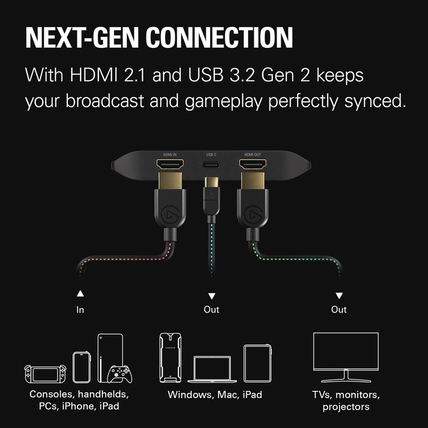 Elgato 4K X Capture Card, HDMI 2.1, 4K144 Ultra-Low Latency 🍁 All In One Marketplace Canada