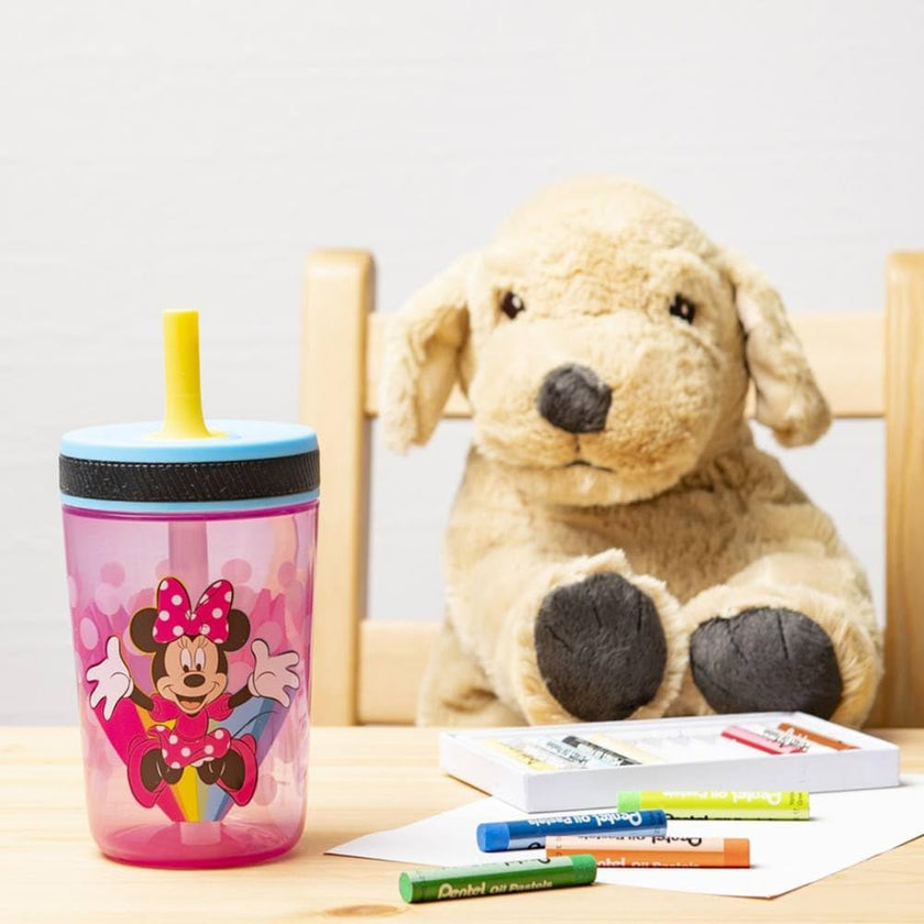 Zak Designs Disney Minnie Kelso 15oz Leak-Proof Toddler Straw Cups, 2-Pack 🍁 All In One Marketplace Canada