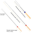 Marshmallow Roasting Sticks, Telescoping Smores Sticks for Open Fire Pit, 32 Inch Long Marshmallow Toasting Barbecue Forks Smores Skewers for Campfire Camping Hotdog Hot Dog Bonfire Grill, 5 Pack 🍁 All In One Marketplace Canada
