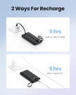 Coowisty Slim Power Bank 10000mAh, Portable Charger Built in 4 Cables 🍁 All In One Marketplace Canada