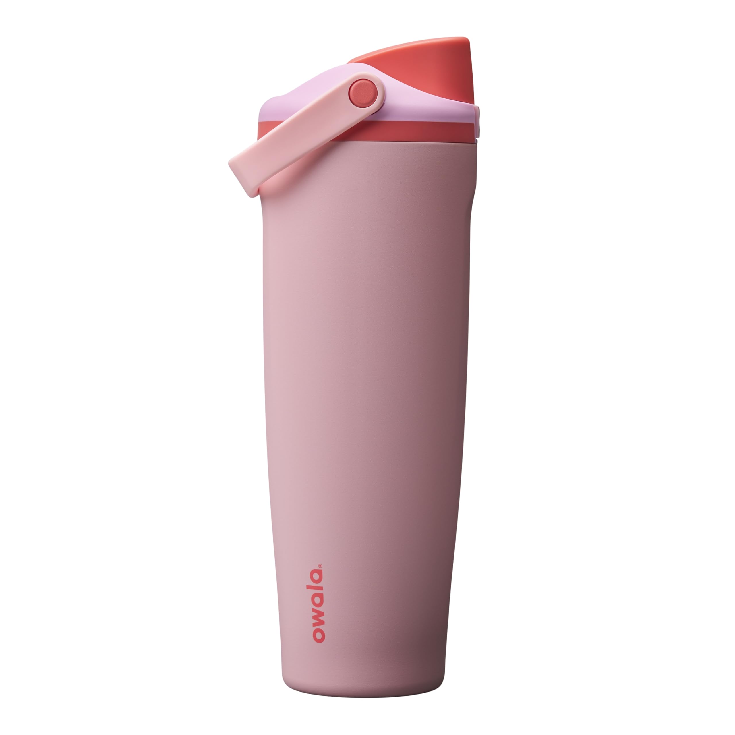 Owala FreeSip Sway Insulated Stainless Steel Water Bottle with Two-Way Spout, Built-In Straw and Bucket Handle, Made for Travel, School, and Sports, 40oz, BPA Free, Leak Proof, Angel Food Cake 🍁 All In One Marketplace Canada