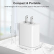 USB C Wall Charger, [3 Pack] 20W Dual Port PD Power Adapter Fast Charging Block for 14/14 Pro/14 Pro Max/14 Plus/13/12/11, XS/XR/X, iPad Pro, Google Pixel, Samsung Galaxy and More 🍁 All In One Marketplace Canada