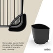 Umbra Sinkin Dish Drying Rack – Drainer Caddy with Removable Cutlery Holder – Use in Sink or On Counter, Standard, Black 🍁 All In One Marketplace Canada
