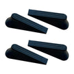 Heavy Duty Rubber Door Stoppers，Door Wedge for Residential and Commercial Use，Multi Floor Doorstop Ensures Tight Fit for Gaps，Residential and Commercial Use, Black 🍁 All In One Marketplace Canada