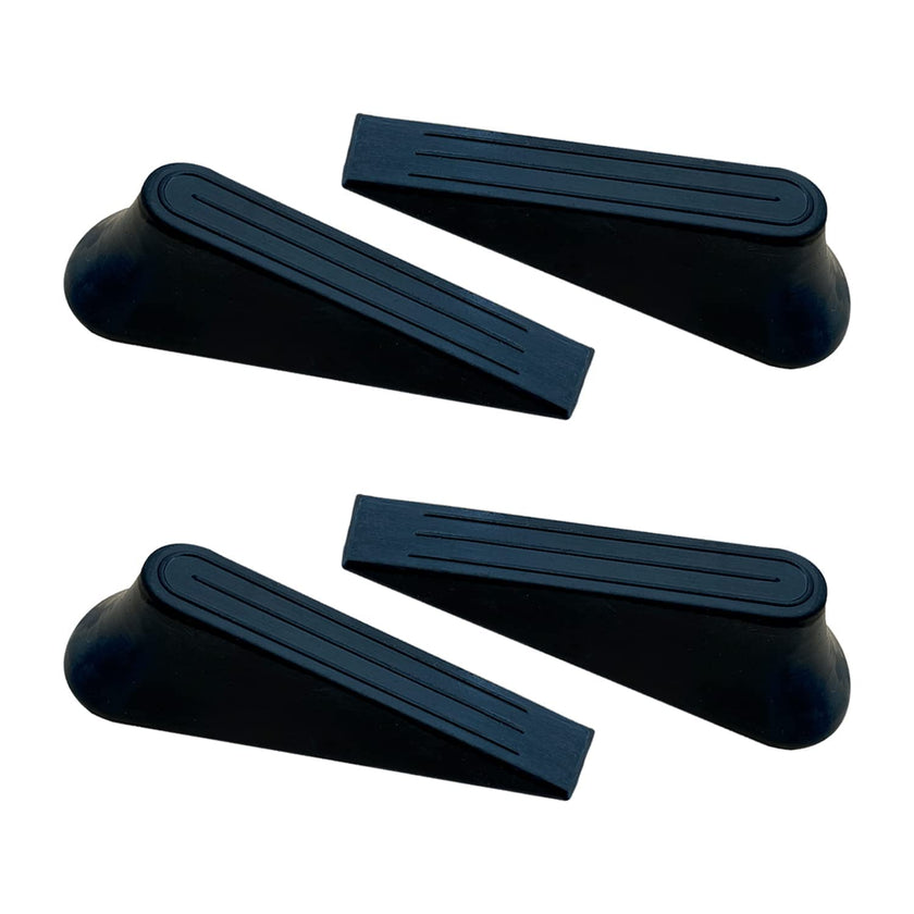 Heavy Duty Rubber Door Stoppers，Door Wedge for Residential and Commercial Use，Multi Floor Doorstop Ensures Tight Fit for Gaps，Residential and Commercial Use, Black 🍁 All In One Marketplace Canada