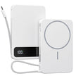 Magnetic Power Bank, 10,000mAh Wireless Portable Charger for Mag-Safe 15W Fast Charging, Battery Pack with USB-C/Lightning Cable 22.5W in/Out for iPhone 17/16/15/14/13/12 Series, AirPods & More 🍁 All In One Marketplace Canada