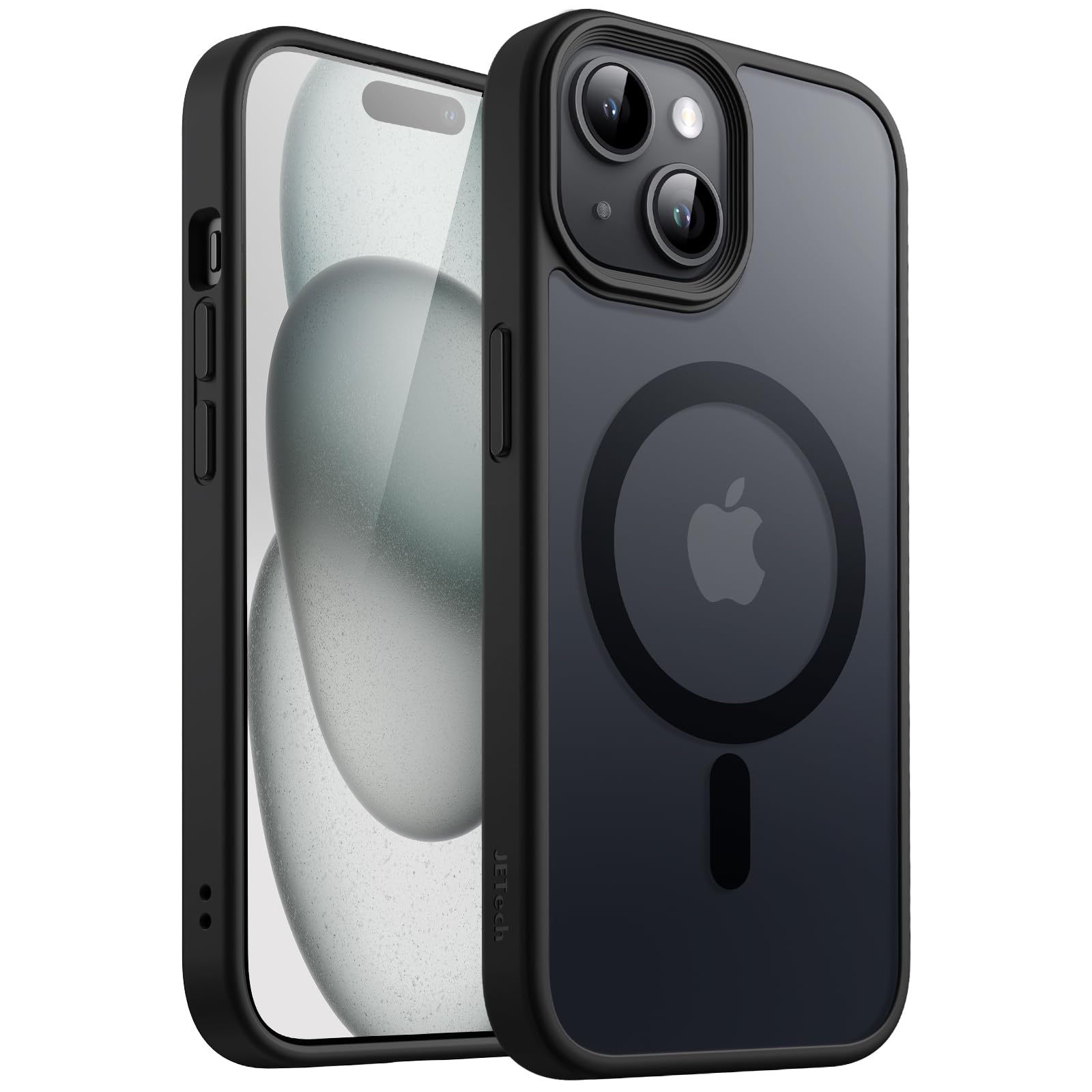 JETech Magnetic Matte Case for iPhone 15, Black 🍁 All In One Marketplace Canada