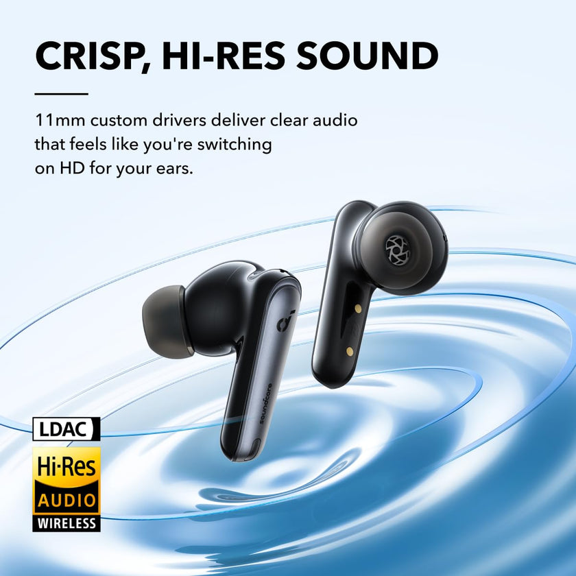 soundcore by Anker Liberty 4 NC Wireless Noise Cancelling Earbuds, 98.5% Noise Reduction, Adaptive Noise Cancelling to Ears and Environment, Hi-Res Sound, 50H Battery, Wireless Charging, Bluetooth 5.3 🍁 All In One Marketplace Canada