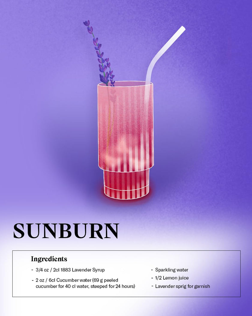 1883 Lavender Syrup, 1L Glass 🍁 All In One Marketplace Canada
