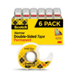 Scotch Double Sided Tape, 1/2 x 500 Inches, 6 Dispensers/Pack (6137H-2PC-MP) 🍁 All In One Marketplace Canada
