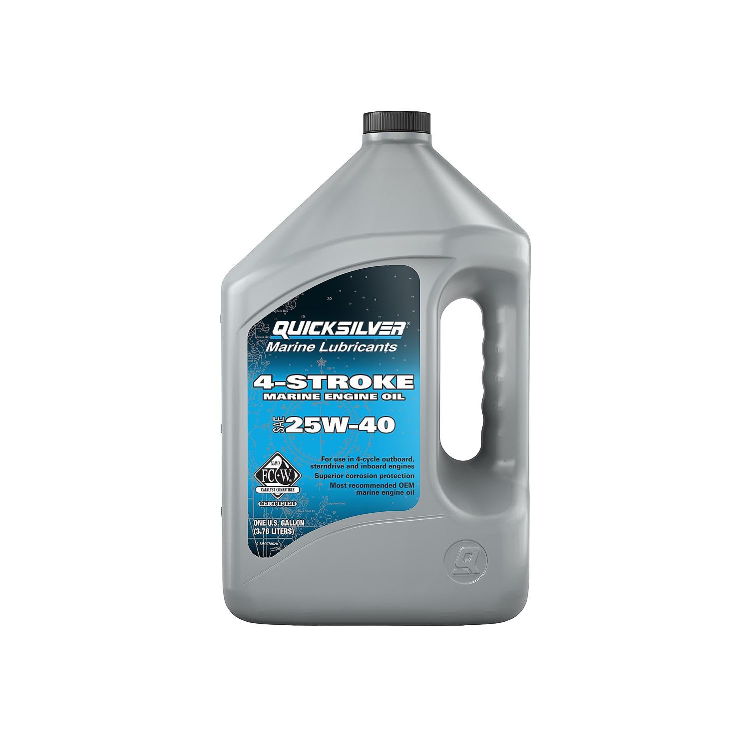 Quicksilver 25W-40 Marine Engine Oil, 1 Gallon 🍁 All In One Marketplace Canada