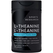 Sports Research® Double Strength ‘Suntheanine’ L-Theanine with Organic Coconut Oil - Promotes Alertness, Focus, and Relaxation without Drowsiness - 200 mg L Theanine Supplement - 60 Softgel Capsules 🍁 All In One Marketplace Canada