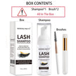 Eyelash Extension Shampoo 60 ml + Brush - Eyelid Foaming Cleanser - Sensitive Paraben & Sulfate Free - Eyelash Wash and Lash Bath for Extensions - Salon Use and Home Care 🍁 All In One Marketplace Canada
