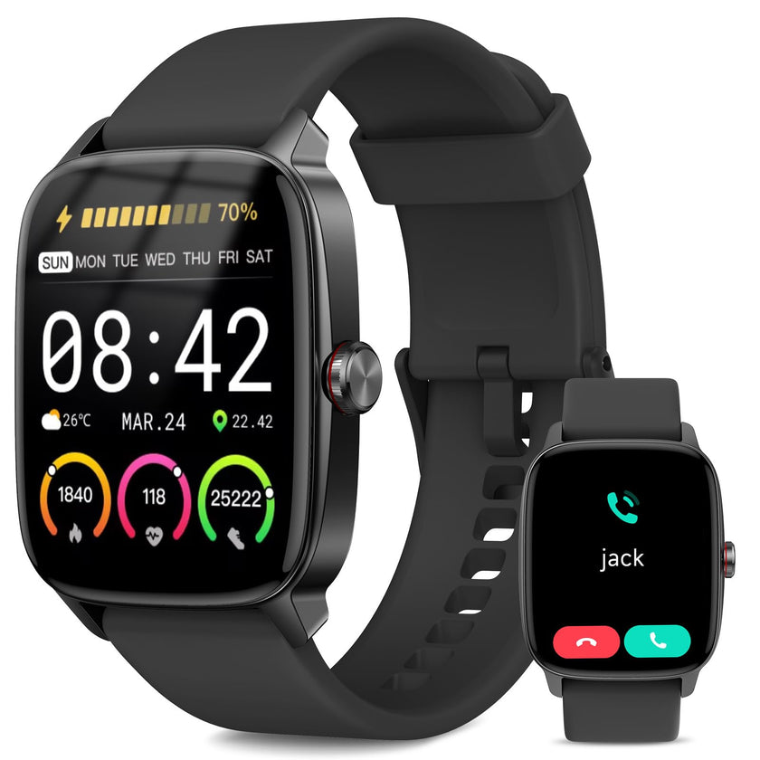 Smart Watch for Men Women, Bluetooth Call Smartwatch with AI Voice, 1.85
