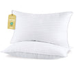 SHERWOOD Pillows King Size 2 Pack Hotel Pillow with Cotton Cover and Down Alternative Fiber Fill Bed Pillow for Sleeping (White, King 20x36 inch) 🍁 All In One Marketplace Canada