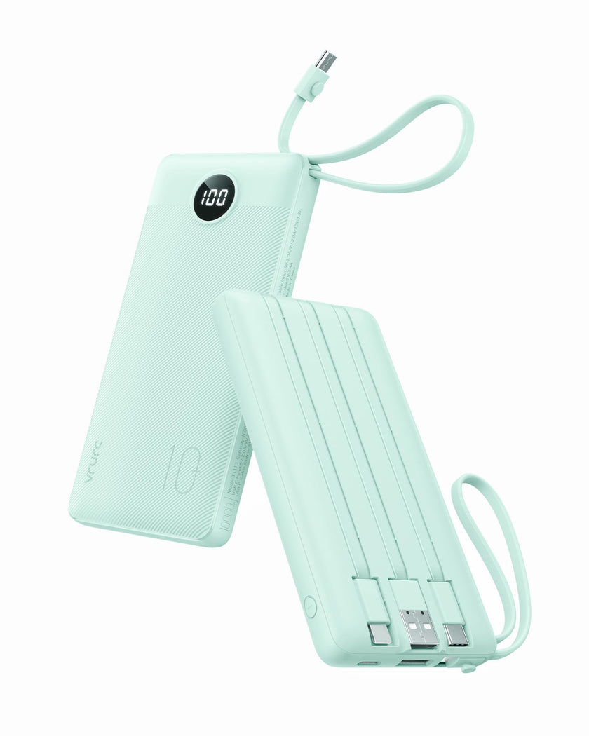 VRURC Portable Charger with Built-in Cables, 10000mAh Power Bank 🍁 All In One Marketplace Canada